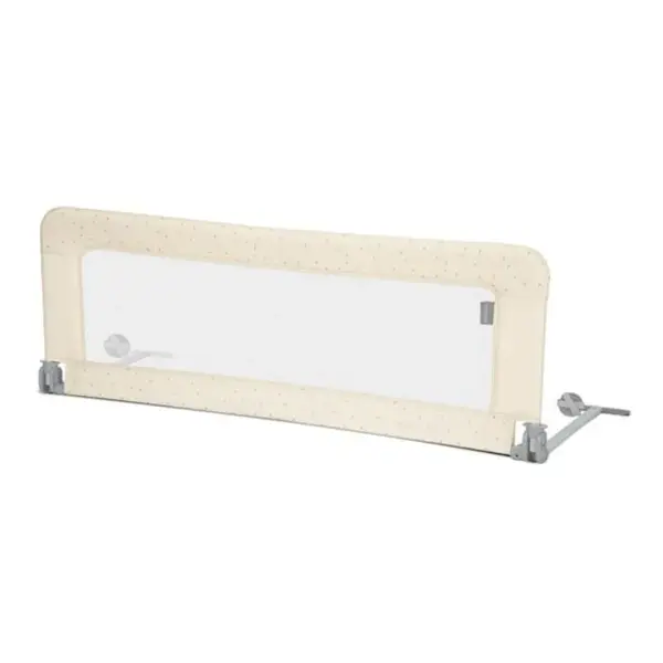 Bariera protectie pat, Lorelli Safety Night, reglabila, 127 cm, Beige