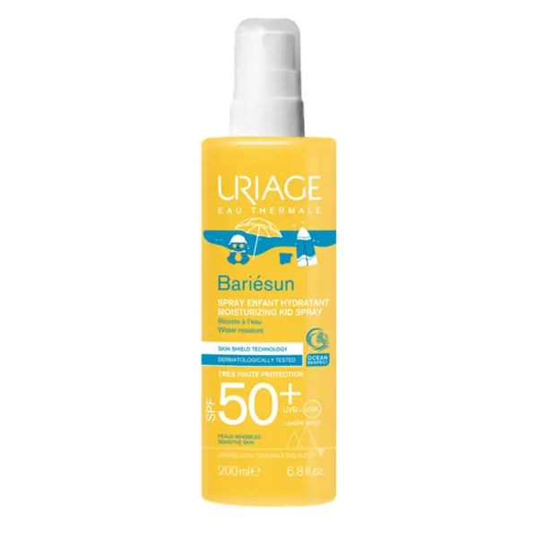Bariesun Spray fara parfum Copii SPF50+, 200ml, Uriage