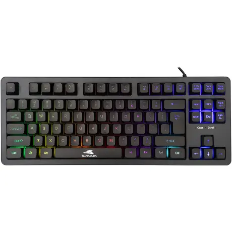 BARRACUDA Tastatura Gaming BARRACUDA BGK-01114 Krill Layout US TKL Design, Negru