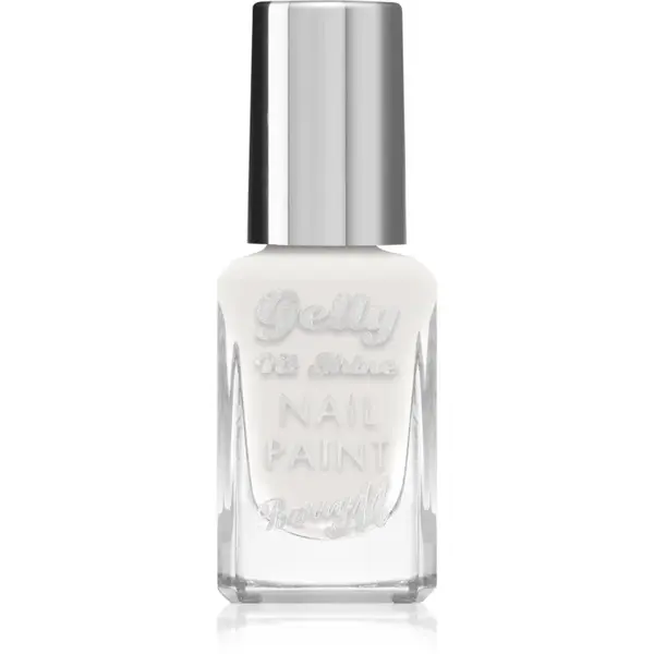 Barry M Gelly Hi Shine lac de unghii culoare Cotton White 10 ml
