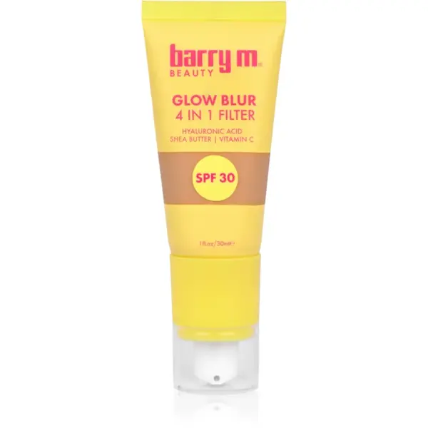 Barry M Glow Blur baza radianta SPF 30 culoare Medium 30 ml