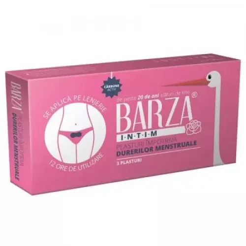 Barza plasturi impotriva durerilor menstruale, 3 buc. Zephyr Labs