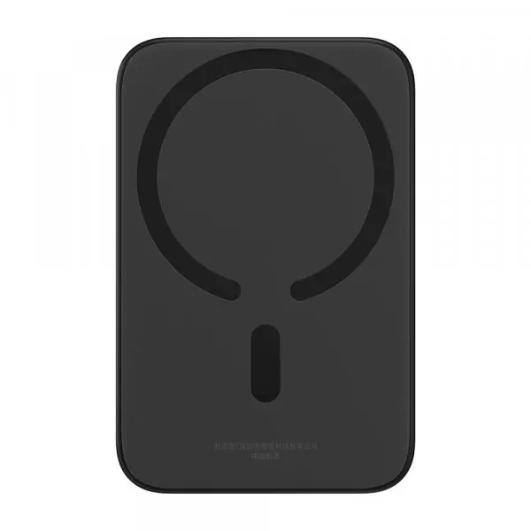 BASEUS Baterie Externa Wireless Baseus Mini Air, 6000mAh, 20W, PD + FQI, 1 x QI - 1 x USB-C, Neagra P10059002113-00