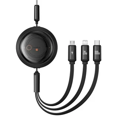BASEUS Cablu 3in1 Fast Charging 100W, 1.1m Baseus P10368700111-04