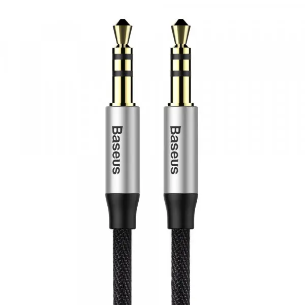 BASEUS Cablu Audio 3.5mm - 3.5mm Baseus Yiven M30, 1.5m, Negru CAM30-CS1