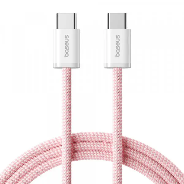 BASEUS Cablu Date si Incarcare USB-C - USB-C Baseus Dynamic 4 Series, 100W, 1m, Roz P10381400411-00