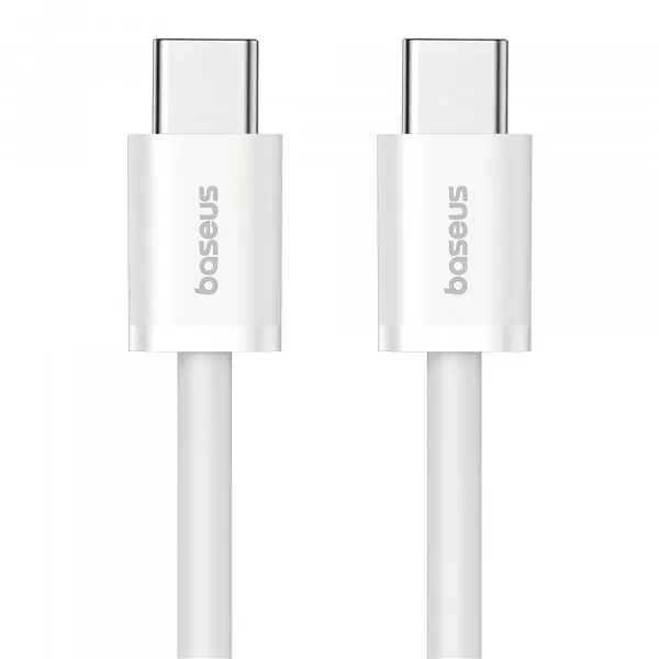 BASEUS Cablu Date si Incarcare USB-C - USB-C Baseus Superior Series 2, 100W, 2m, Alb P10365200211-04