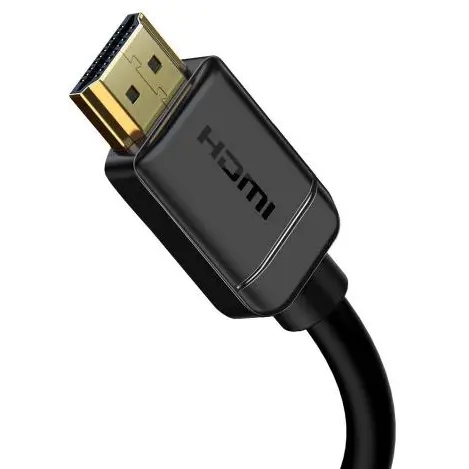 BASEUS CABLU video Baseus HD Series, HDMI (T) la HDMI (T), rezolutie maxima 4K UHD (3840 x 2160) la 60 Hz, conectori auriti, 3m, negru CAKGQ-C01 - 6953156222533