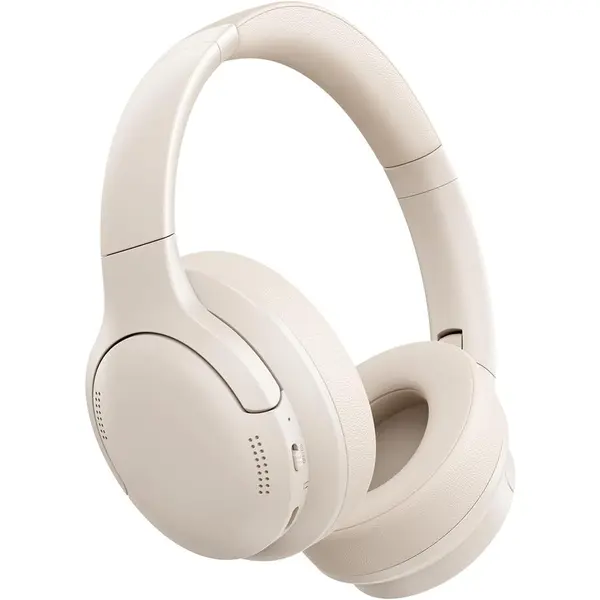 BASEUS Casti Over-Ear Baseus Bass BH1 Lite, SuperBass, Bluetooth 6.0, Autonomie 80 ore, Alb