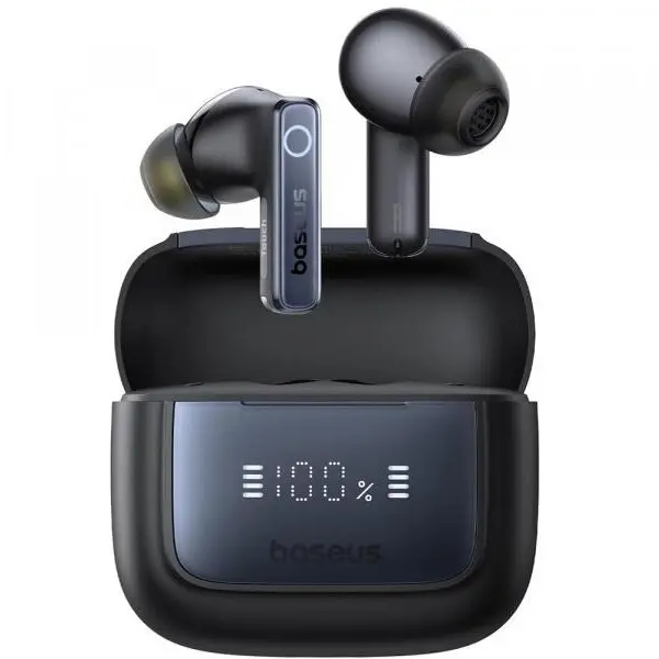 BASEUS Casti True Wireless Baseus Bowie 35, Bluetooth, Negru
