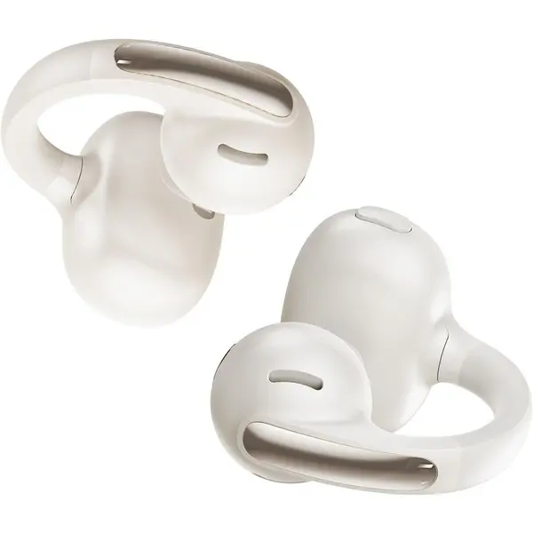 BASEUS Casti True Wireless Baseus Bowie MC1 Open Ear Clip-On, AI, Bass Boost, IP57, Bluetooth 5.4, Alb