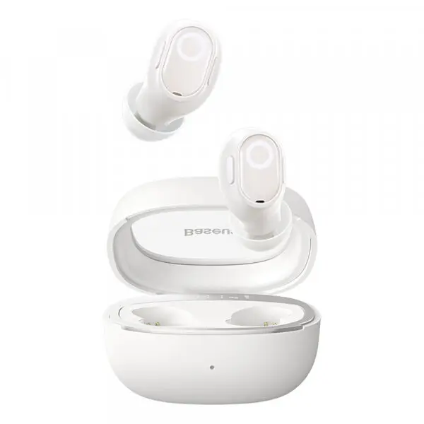 BASEUS Casti True Wireless Baseus WM02+, Bluetooth, Alb