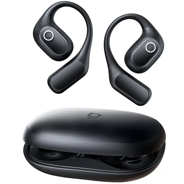 BASEUS Casti True Wireless Open-Ear Baseus Eli 2i Fit, Bluetooth 6.0 IPX5, Autonomie 36 de ore, Negru