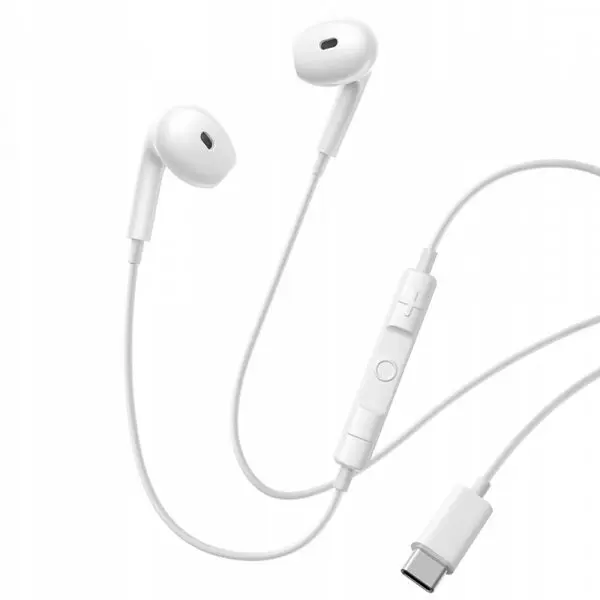 BASEUS Handsfree USB-C Baseus Encok CZ19, Alb A00182201213-00