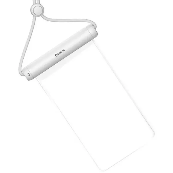 BASEUS Husa waterproof universala Baseus Cylinder Slide, IPX8, Alb
