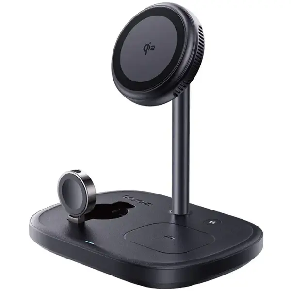 BASEUS Incarcator wireless Baseus EnerFill FS41 3-in-1, 22.5W, TEC Cooling, Negru (incarcator 45W si cablu USB-C 1m inclus)
