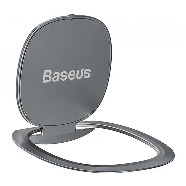 BASEUS Suport inel autoadeziv Baseus SUYB-0S, ultrasubtire, Argintiu