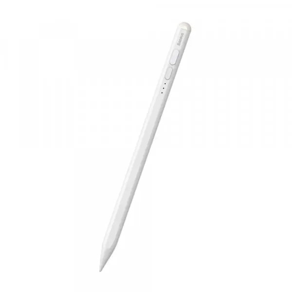 BASEUS Touch Pen Baseus Smooth Writing 2 Series pentru Apple iPad, Versiune Wireless Led Activ, Alb SXBC060402