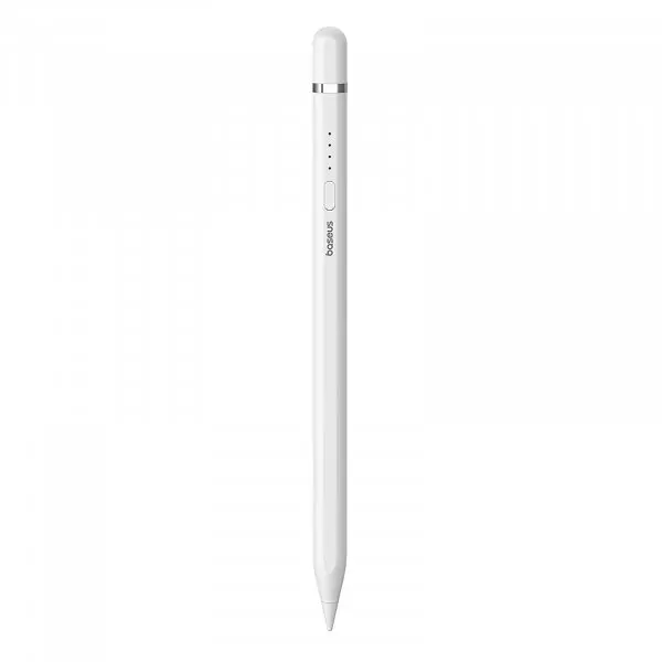 BASEUS Touch Pen Baseus Smooth Writing 2 Series pentru Apple iPad, Versiune Plug-In Activ, Alb P80015806211-00
