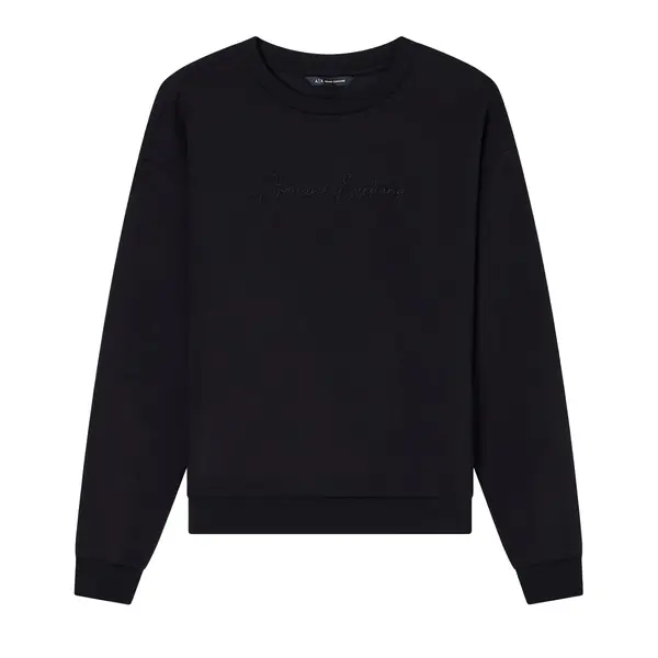 Basic crewneck sweatshirt black M