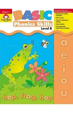 Basic Phonics Skills, Kindergarten - Grade 1 (Level B) Teacher Resource - Evan-moor Corporation