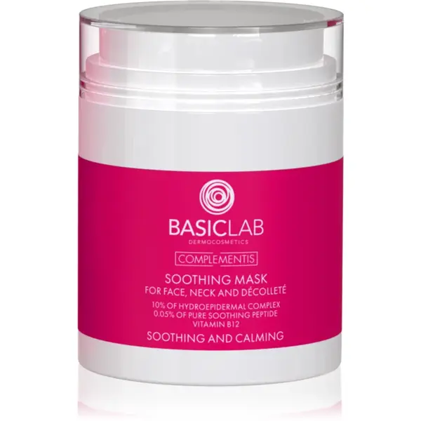 BasicLab Dermocosmetics Complementis masca calmanta pentru piele iritata si inrosita 50 ml