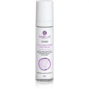 BasicLab Dermocosmetics Copperis crema de zi pentru netezire cu peptide