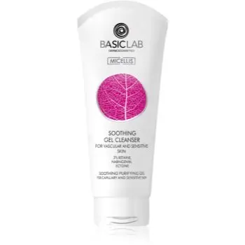 BasicLab Dermocosmetics Micellis gel calmant de curatare pentru piele sensibila si inrosita