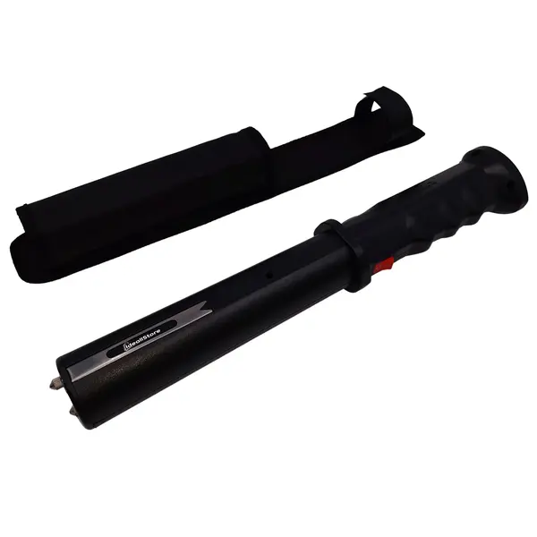 Baston cu electrosoc si lanterna DEPOX . Unit TW-809, plastic, 33.5 cm, negru, husa inclusa