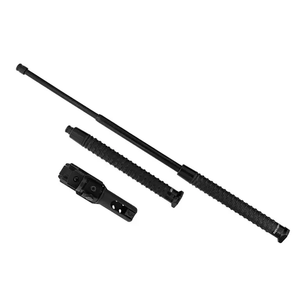 Baston telescopic profesional, sistem Easy Lock ,toc rotativ detasabil, 46 cm, negru
