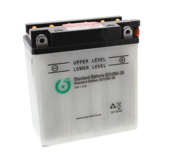 Baterie 12V5Ah moto + electrolit 6-ON 12N5-3B