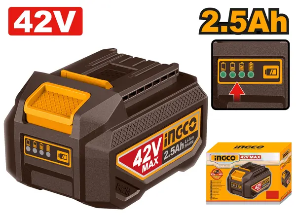 Baterie (Acumulator) 42V 2.5Ah INGCO FBLI42251