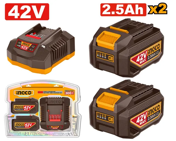 Baterie (Acumulator) 42V CE 2.5Ah Set 2buc si Incarcator