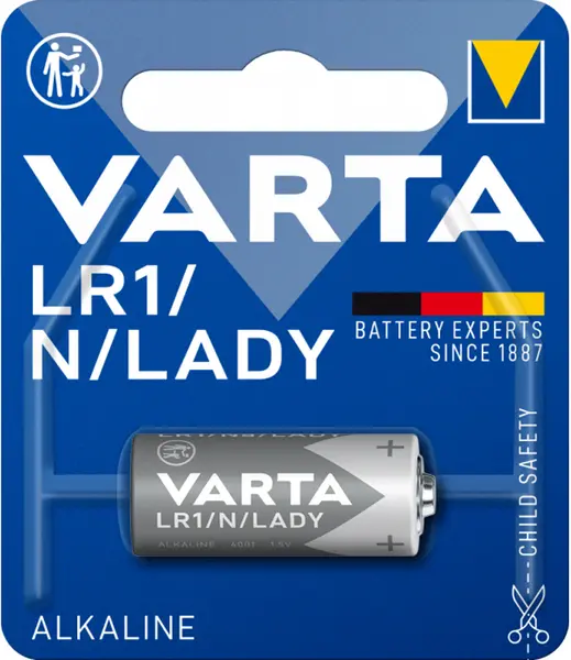 Baterie alcalină VARTA - LR1/N/Lady, 1.5V, 1 buc.