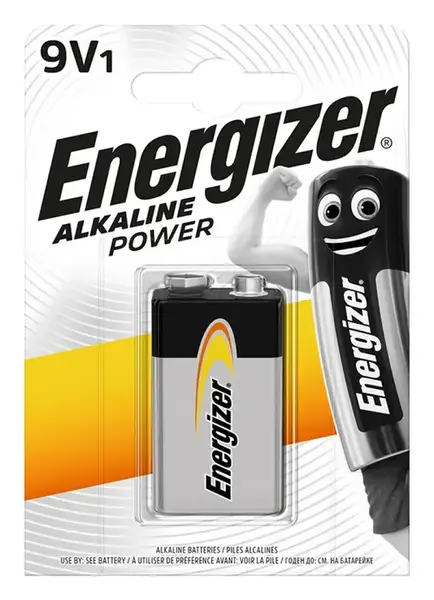 Baterie alkalina Energizer 9V, 6LR6