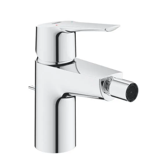 Baterie bideu Grohe Start 32560002, 3/8, marimea S, monocomanda, aerator cu bila, evacuare cu tija, Crom