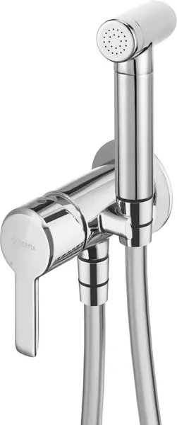 Baterie bideu incastrata cu para de dus culoare crom lucios Deante, Arnika