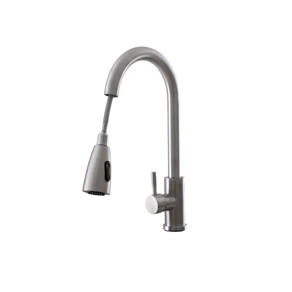 Baterie bucatarie cu dus extractabil si doua functii, seria VITAL FLOW FB-014-1