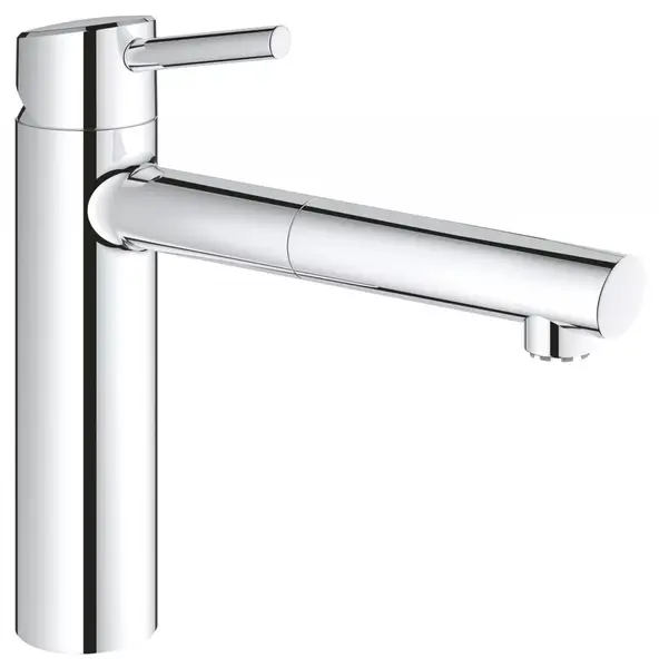 Baterie bucatarie Grohe Concetto 31214001, medie, tip L, dus extractabil, monocomanda, Crom