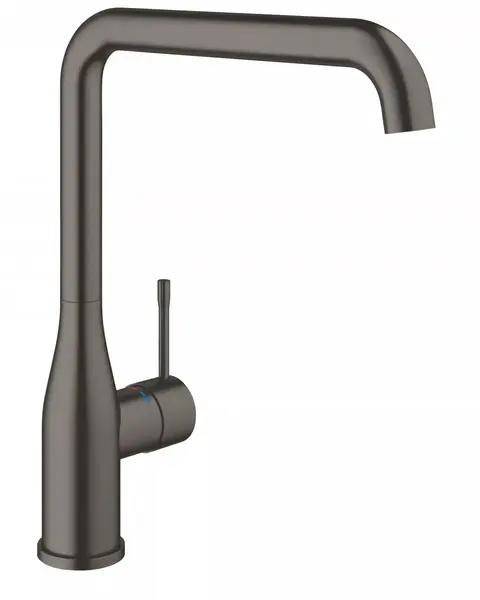 Baterie bucatarie Grohe Essence 30505AL0, 3/8 inch, inalta, tip L, monocomanda, Grafit mat