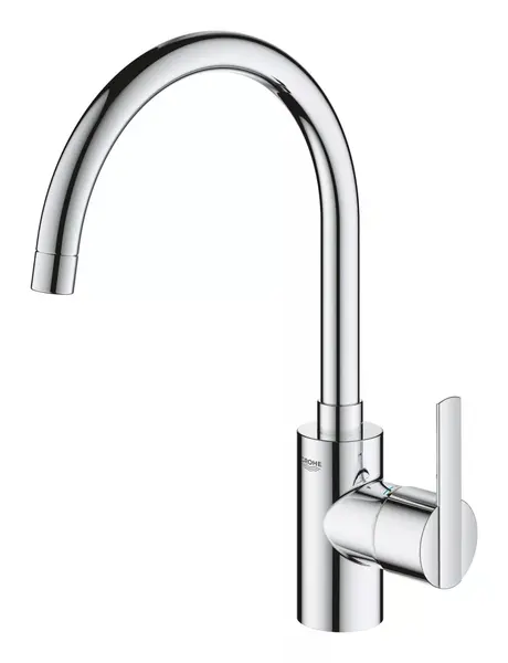 Baterie bucatarie Grohe Feel 32670002, inalta, tip C, monocomanda, Crom