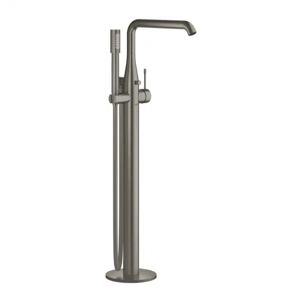 Baterie cada freestanding antracit periat, pipa pivotanta, Grohe Essence