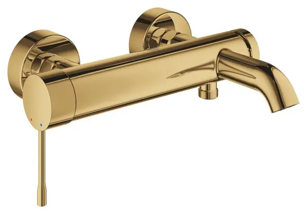 Baterie cada Grohe New Essence 33624GL1, 1/2, monocomanda, cartus ceramic, diverter, protectie reflux, lucios, cool sunrise