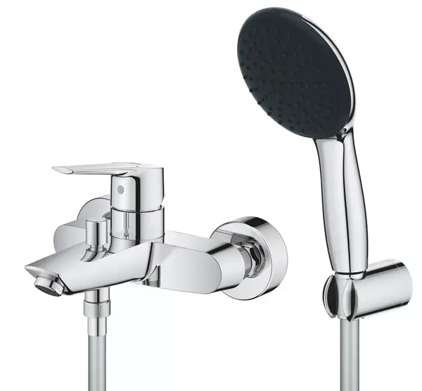 Baterie cada Grohe Start 25283002, aparenta, diverter, set de dus, Crom lucios