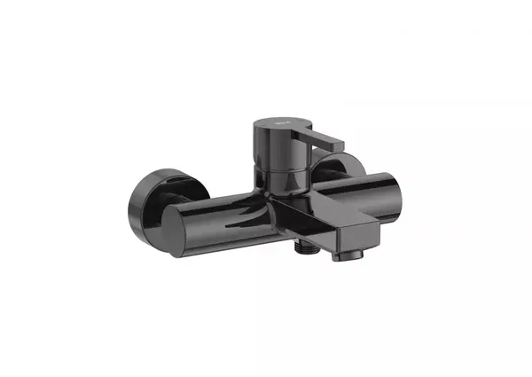 Baterie cada Roca Naia A5A0296CN0, aparenta, diverter, Negru titan lucios
