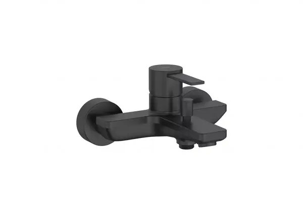 Baterie cada Roca Targa A5A025FNB0, aparenta, diverter, Negru mat