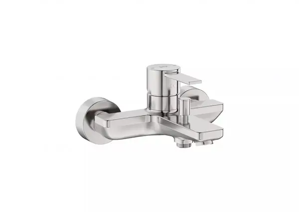 Baterie cada Roca Targa A5A025FSM0, aparenta, diverter, Otel satinat