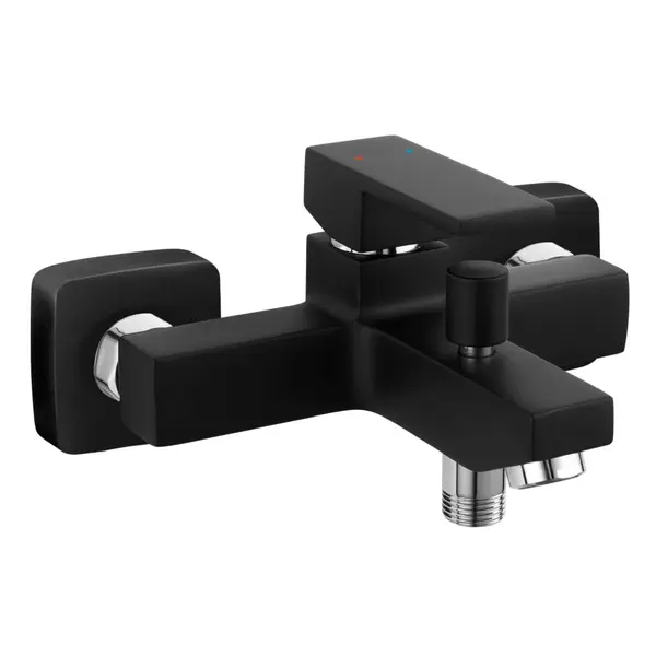 Baterie cada sau dus culoare negru, montaj pe perete Ferro, Zicco