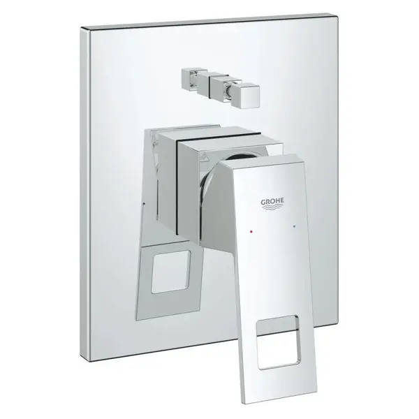 Baterie cada sau dus Grohe Eurocube incastrata pentru corp ingropat, crom