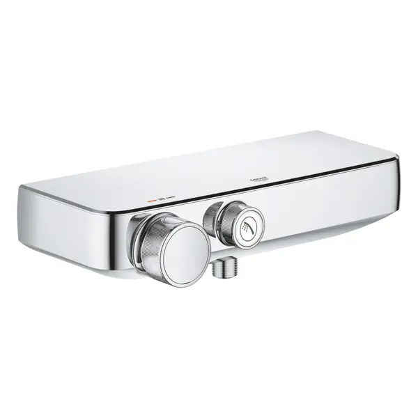 Baterie de dus cu termostat Grohe Grohtherm SmartControl, butoane push, CoolTouch, EasyTray, crom
